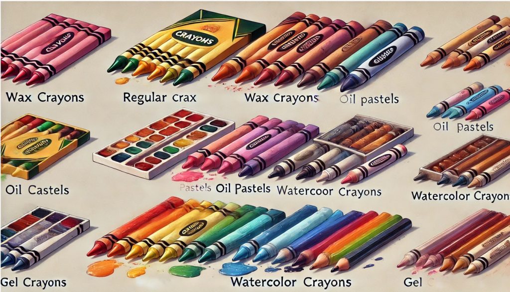 Different Types of Crayons